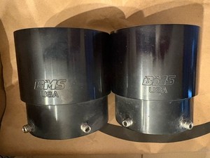 BMS Billet Aluminum Exhaust Tips Black Volkswagen VW Gti MK6 MK7