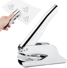Embosser Embosser Stamp Library Stamp Hand-Held Embossing Stamp 4.33" Long,Disc