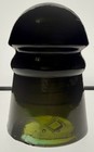 CD 102 Glass Insulator Diamond with Amber swirls — photo 1