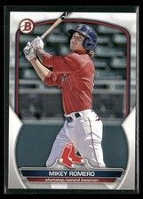 Mikey Romero Rookie 2023 Bowman Draft Boston Red Sox #BD-58