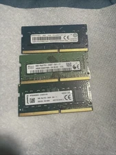 Lot of 3 Laptop Memory RAM SODIMM Mixed DDR4 HP Samsung Hynix Micron