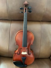 Gagliano VLA 105 13" Acoustic Viola Handcrafted Maple 2016 Brown w/ Case  Bow