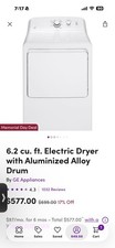 GE Appliances 6.2 cu ft Front-Loading Electri...