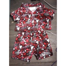Copied - Babw build a bear workshop heart pajamas Valentine's