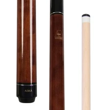 ASKA Short Billiard Pool Cue Stick Brown 42" Great for Kids
