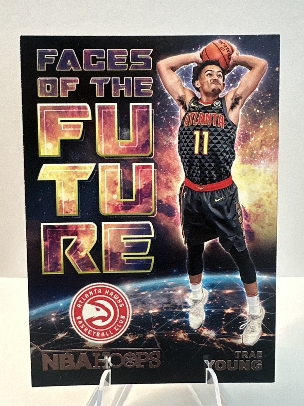2018-19 Hoops Faces of the Future #5 Trae Young