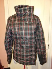 Sir Benni Miles Small Coat Black Red Check Biker Style
