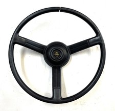 Jeep Cj Black Steering Wheel Cj5 Cj7 Cj8 76-86 Amc With Horn Button Factory Jeep Cj Black Steering Wheel Cj5 Cj7 Cj8 76-86 Amc With Horn Button Factory