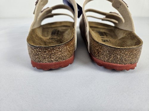 Birkenstock Florida Fresh Boho Flowers Earth Red Unisex Sz 42 W11 M9 Narrow NWOB - Picture 6 of 9