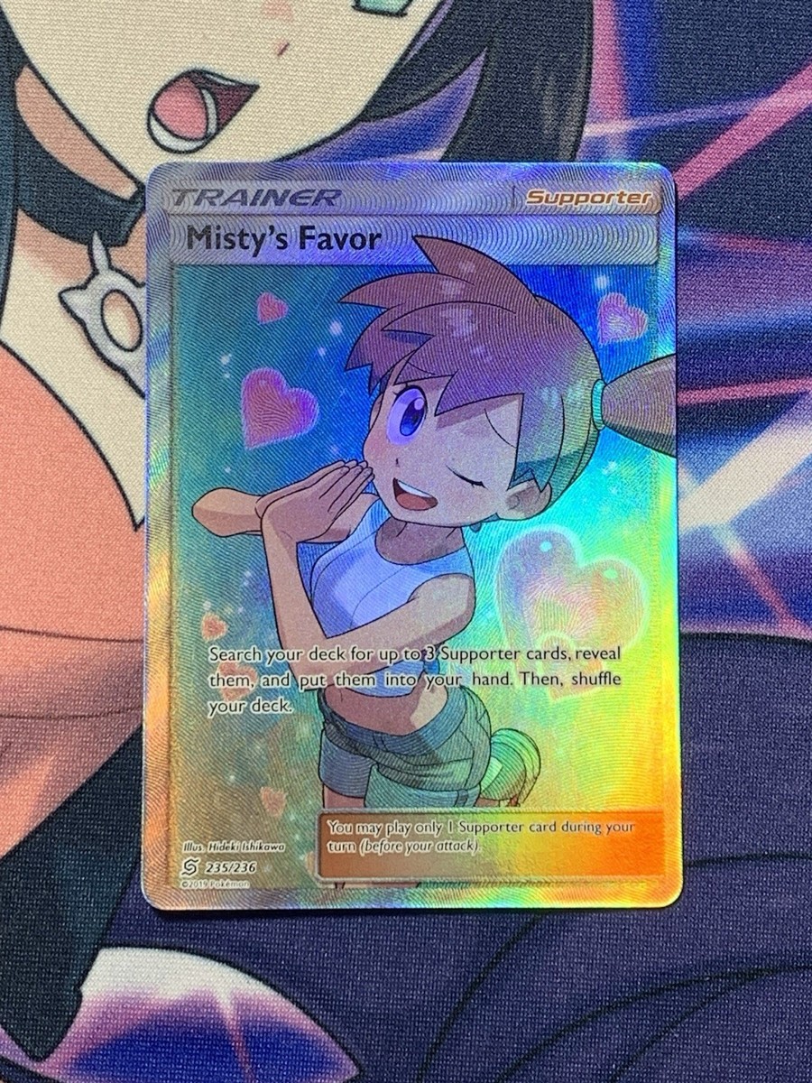 Pokemon Sun & Moon: Unified Minds Misty's Favor Full Art 235/236