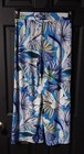 white house black market xxs casual blue floral pants — photo 3