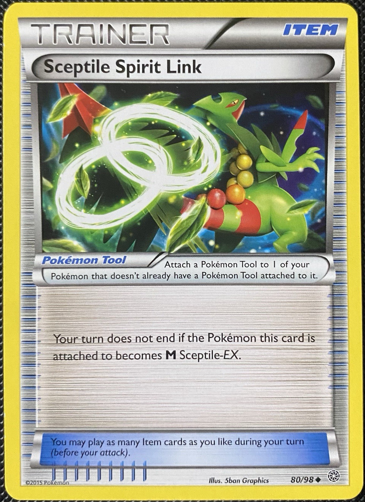 Sceptile Spirit Link 80/98 XY-Ancient Origins Regular - Pokémon Card