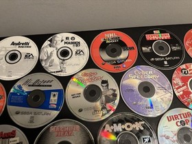 Lot Sega Saturn Disc Only 24 Loose Various Titles Bug Too Scorcher & More Tested