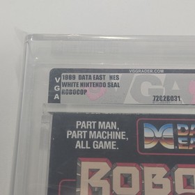 1989 Sealed NES RoboCop Factory Sealed H-Seam VGA Graded 85 Nintendo Game