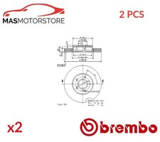 BREMSSCHEIBEN SATZ PAAR VORNE BREMBO 09946411 2PCS P FÜR VOLVO S40 II,V50,C30