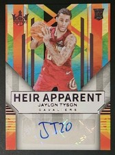 Jaylon Tyson 2024-25 Court Kings HEIR APPARENT VIOLET Rookie Auto Card (#'d/49)