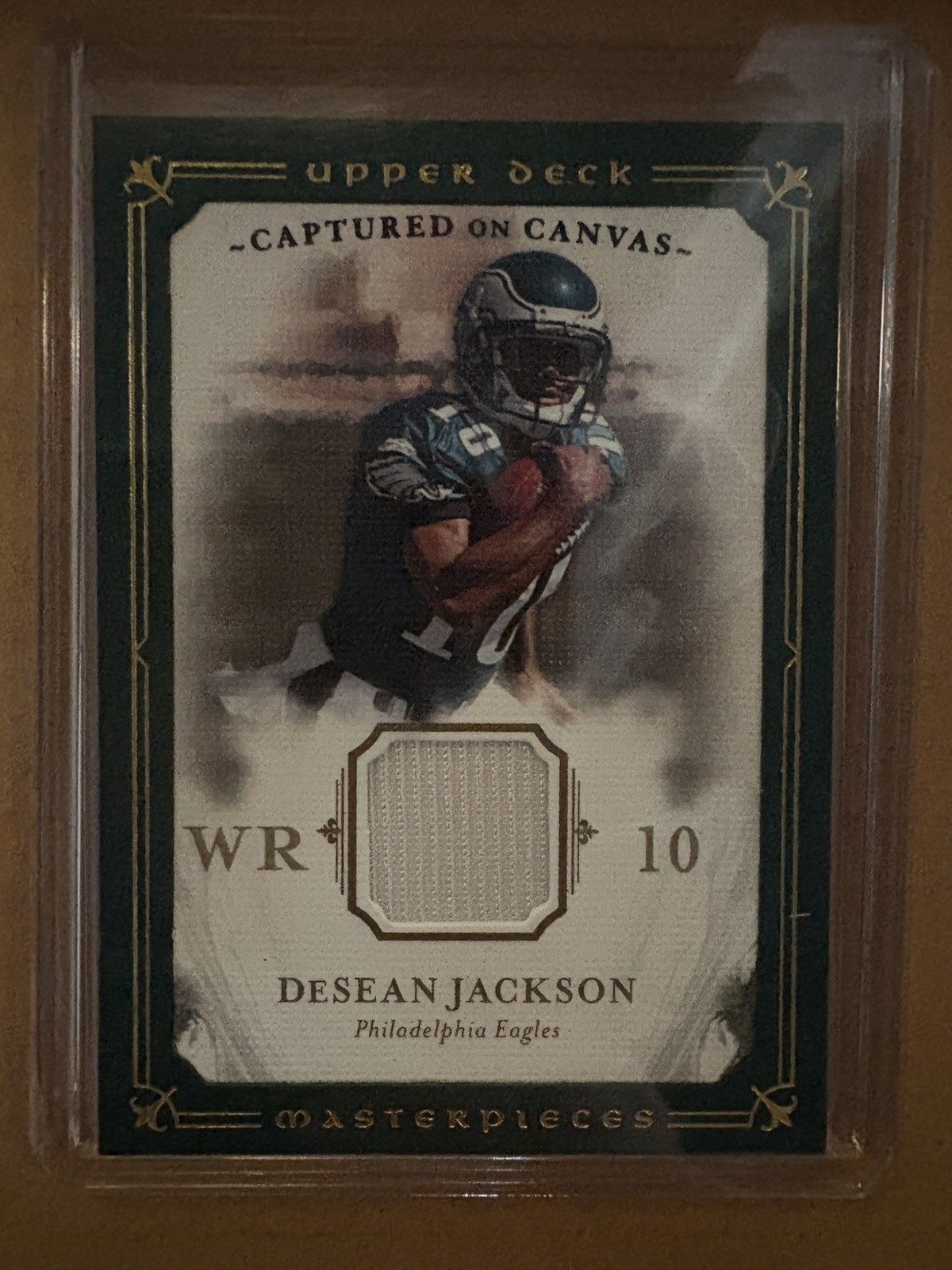DeSean Jackson Upper Deck Masterpieces Captured on Canvas Jerseys #CC18 Patch