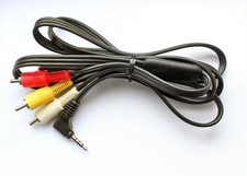 Cavo originale A/V audio video spinotto 3.5mm RCA videocamere JVC funzionante