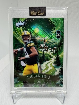 Jordan Love 3/5 Splat Wild Card SSP Green Bay Packers QB