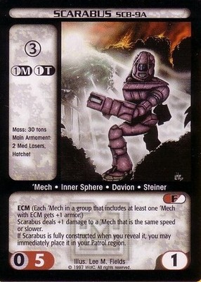 Scarabus (SCB-9A) - Mercenaries - Battletech CCG