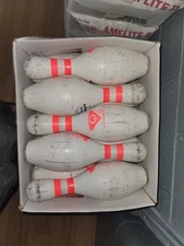 Bowling Pins Case Used (1 Case of 10 used pins) Great Target Practice AMFlite