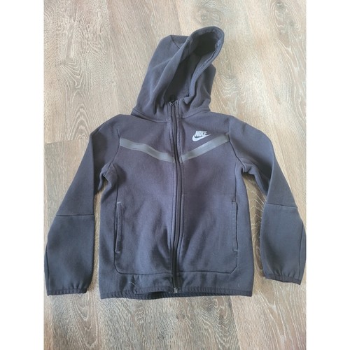 Nike Boys Tech Fleece Black Full Zip Jacket size Large