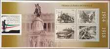 Italia 2015 - Foglietto "Prima Guerra Mondiale" MNH**