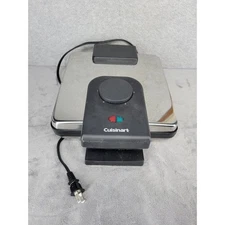 Cuisinart Classic WMB-4 Waffle Maker Chrome Adjustable Browning Nonstick Square