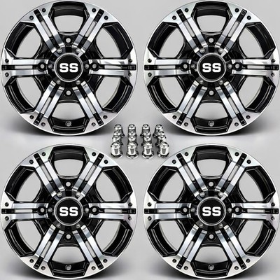 POLARIS RZR 800 S4 14'' VIPER M/B ATV / UTV ALUMINUM WHEELS (SET 4) POL3CA