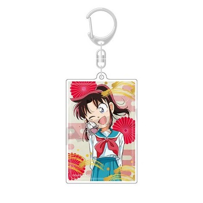 TV anime YAIBA: Samurai Legend'' Sayaka Mine & Mr. Sea Cucumber Square Keychain B