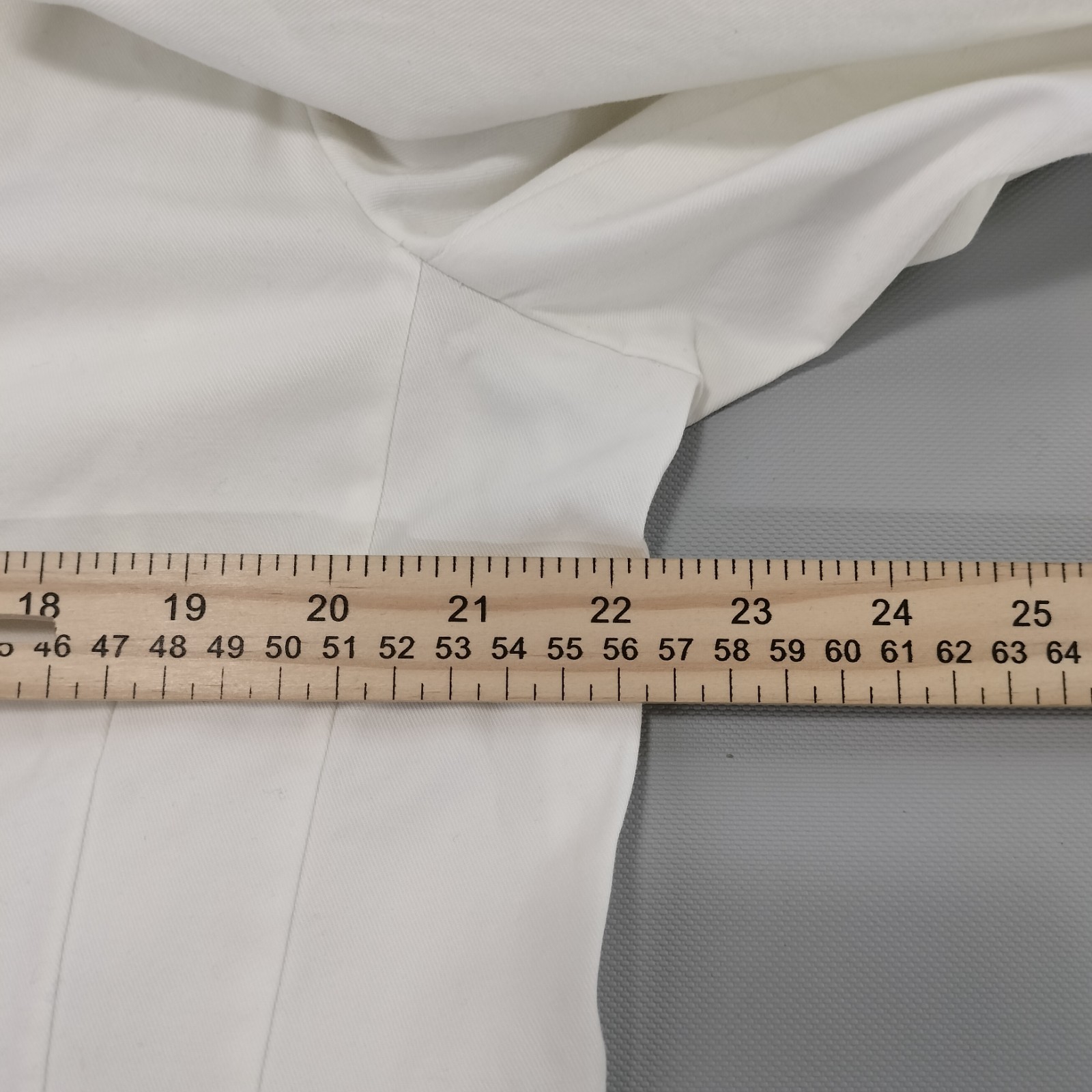 Talbots Stretch White Button Up Double Breasted P… - image 9