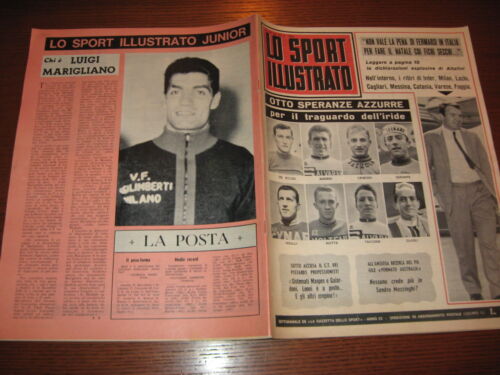 LO SPORT ILLUSTRATO GAZZETTA 1964/34 ALTAFINI HELENIO HERRERA INTER MESSINA @ - 第 1/1 張圖片