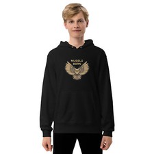 Unisex french terry pullover hoodie