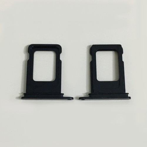 Piezas de repuesto para soporte de bandeja SIM negra para tarjetas para iPhone 12 - Imagen 2 de 3