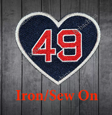 Boston Red Sox Memorial Jersey Patch (2.5 Inch, Black