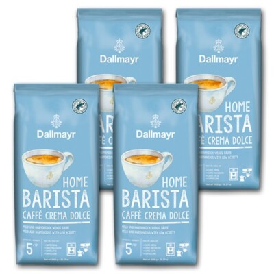 4 KG Dallmayr Home Barista Caffè Crema Dolce Kaffeebohnen