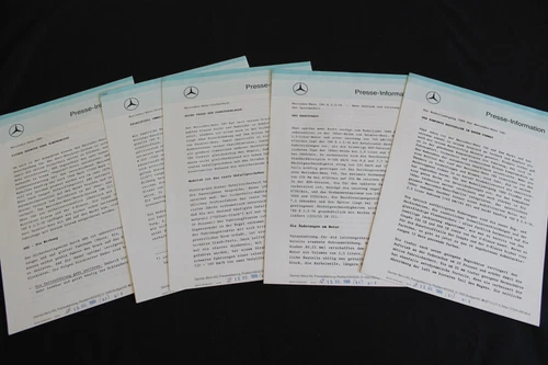 Mercedes-Benz 1989 190 E 2,5 , Diesel, ABS, Presse-Information Prospekt Brochure