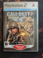 Call Of Duty 3 En Marche Vers Paris - PS2 - Version PAL FR Complète Avec Boîte Et Manuel - Très Bon état
