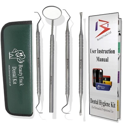 Dental Tools Teeth Cleaning Kit Dentist Floss Plaque Remover Care Tooth Scraper
