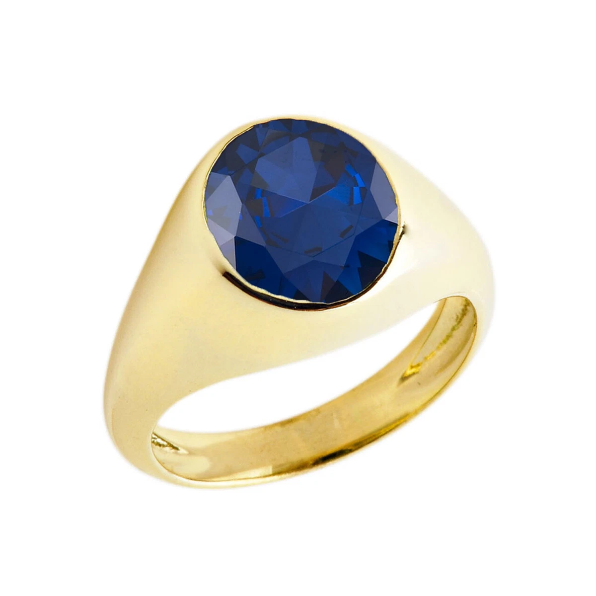 Solid gold shop pinky ring