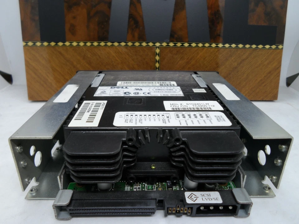 Dell DDS4 DAT40 STD2401LW Black Bezel Internal Tape Drive 5C999 05C999 07212T - Image 3 of 3