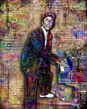 LITTLE RICHARD 8x10in Poster,  Little Richard Tribute Print Free Shipping US