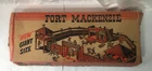 Fort MacKenzie Apache Stockade Playset #846 T Cohn Box Vintage 1950’s