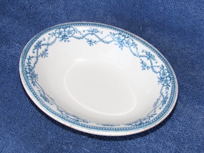 John Maddock & Sons  Wild Rose  Oval Dish (England; circa 1896)
