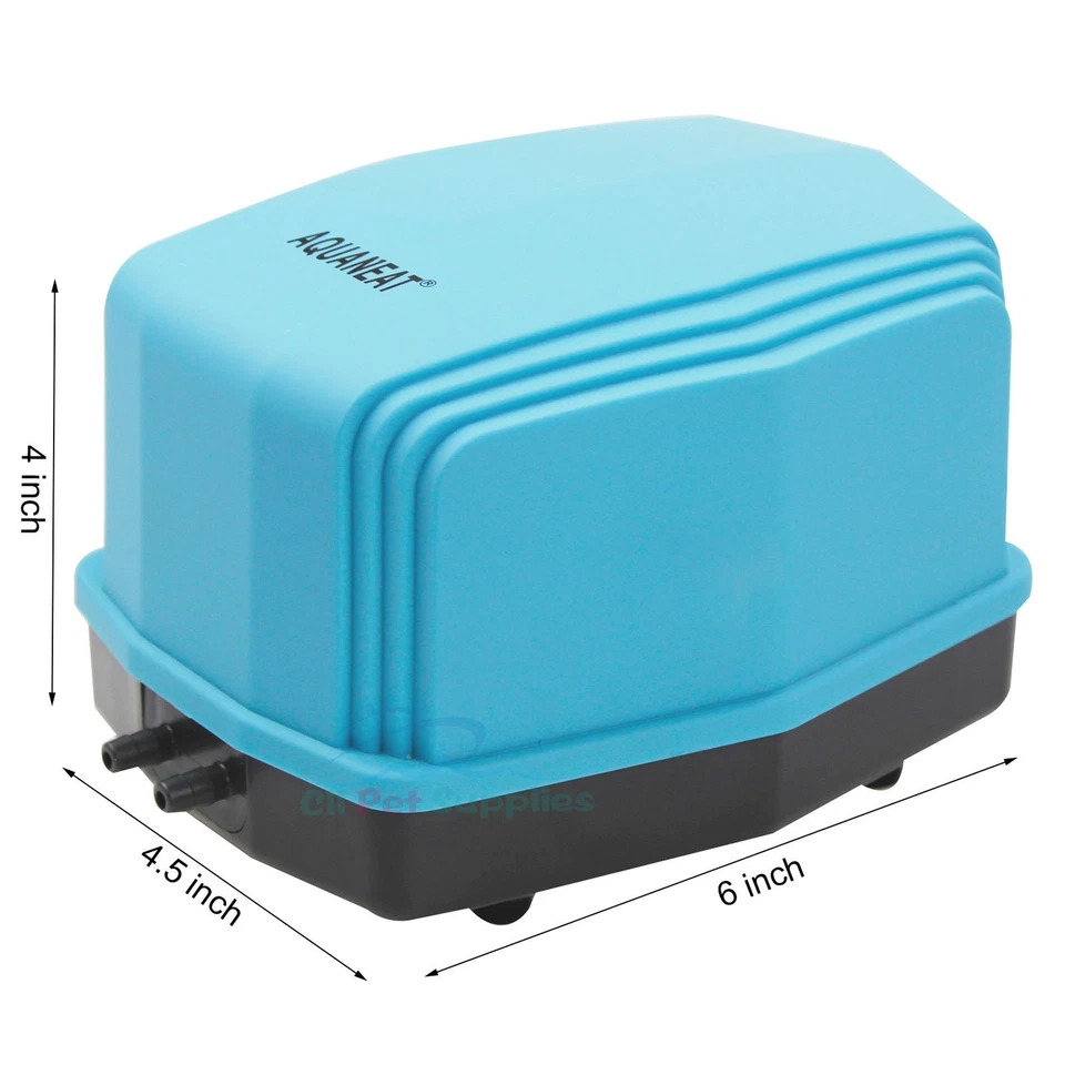 Aquarium Luftpumpe mit zwei Auslässen bis 300Gal Aquarium Belüfter Hydrokultur - Bild 2 von 4