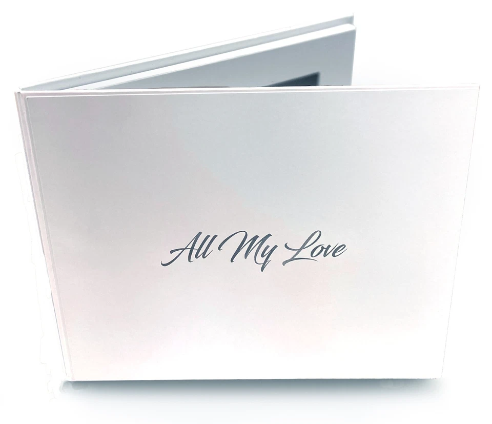 Video Book, 7” IPS Hard Back. 4GB memory. 'All My Love' Silver Foil On Cover - Image 3 of 4