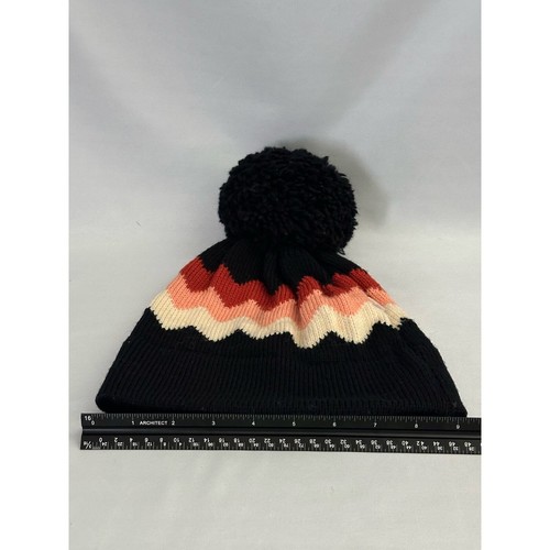 VTG Itchnomo Wool Ski Hat beanie POM Swing West Winter warm Black Red pink cream - Picture 11 of 11