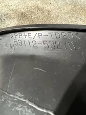 53112-53270 OEM Toyota COVER, FRONT BUMPER HOLE, Right Side