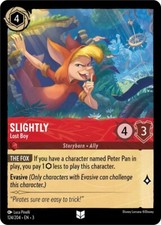 Disney Lorcana Into the Inklands Uncommon Non Foil - 124 Slightly, Lost Boy