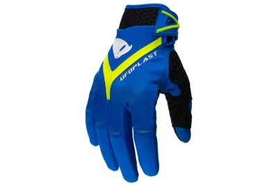 Handschuhe Moto-Cross Hayes Blau Und Gelb TG. UFO